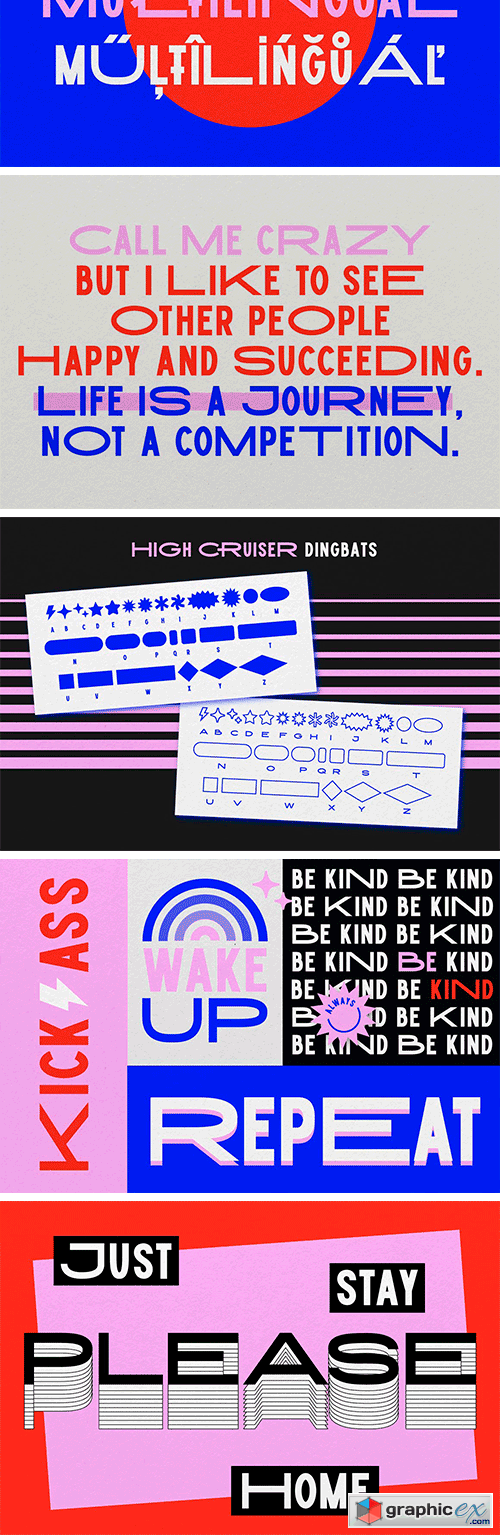  High Cruiser | Modern & Bold Sans 
